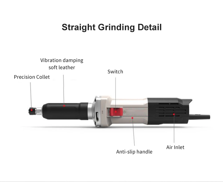 Gainjoys Wholesale Power Tools Electric Tool 750W Industrial Electric Mini Straight Die Grinder