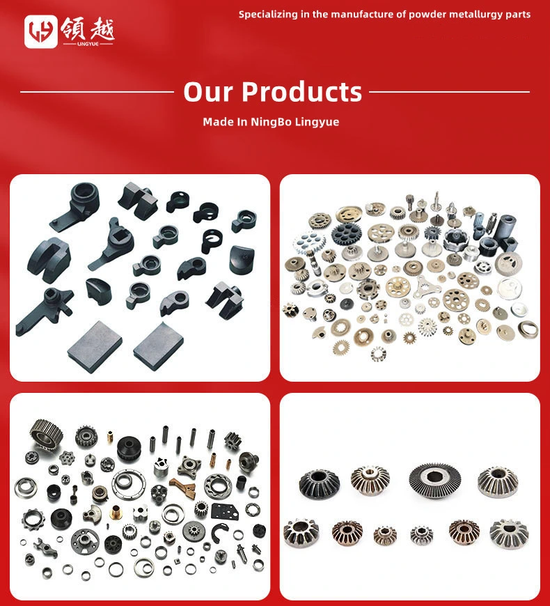 Chinese Factory Hardware Mowder Metallurgy Parts Power Tools Accessories Power Tools Sintered Metal Blackened Inner Meshing Gear