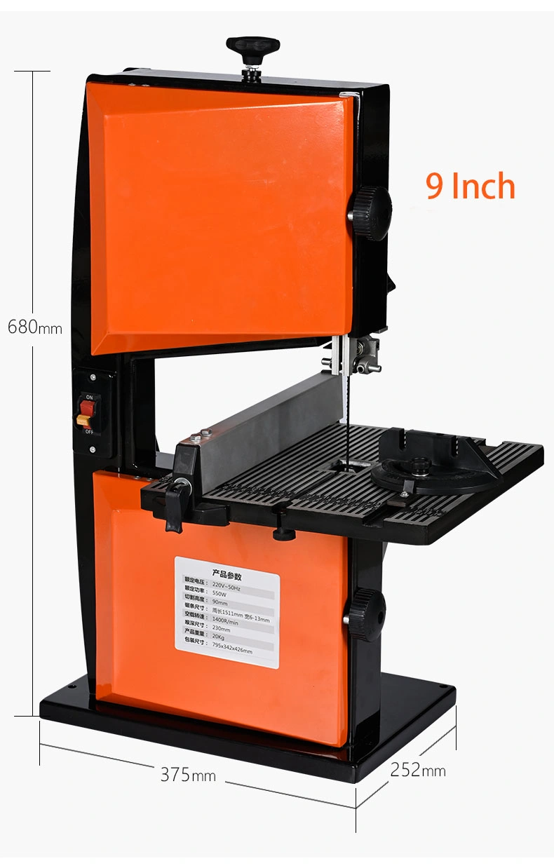 10 Inch Vertical Electric Jig Saw Cutting Wood Bandsaw Woodworking Band Saw Machine