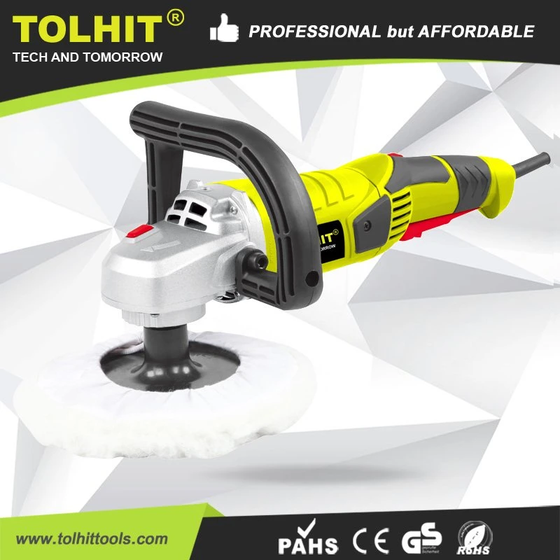 Tolhit 1200W 7inch Car Wax Polishing Machine Industrial Angle Polisher