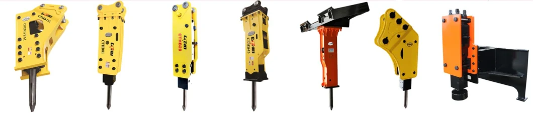 Power Tools Rammer Hydraulic Breaker Demolition Hammer Cthb Hydraulic Breaker Hammer Cylinder Chisel Spare Parts