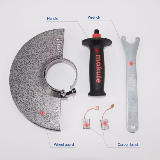 Makute Power Tools Neues rotes Design 100 mm/115 mm/125 mm 850 W Winkelschleifer